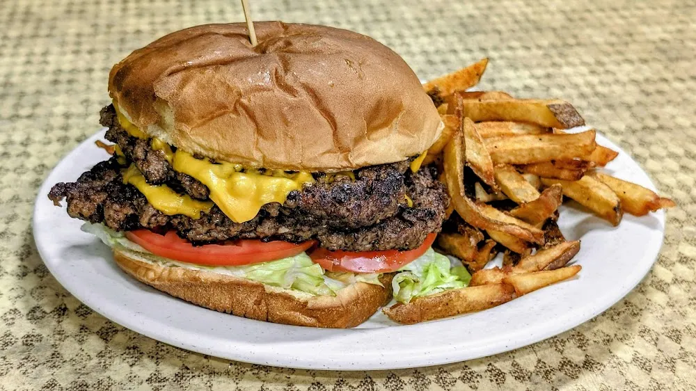 Double Steakhouse Burger with Fries
